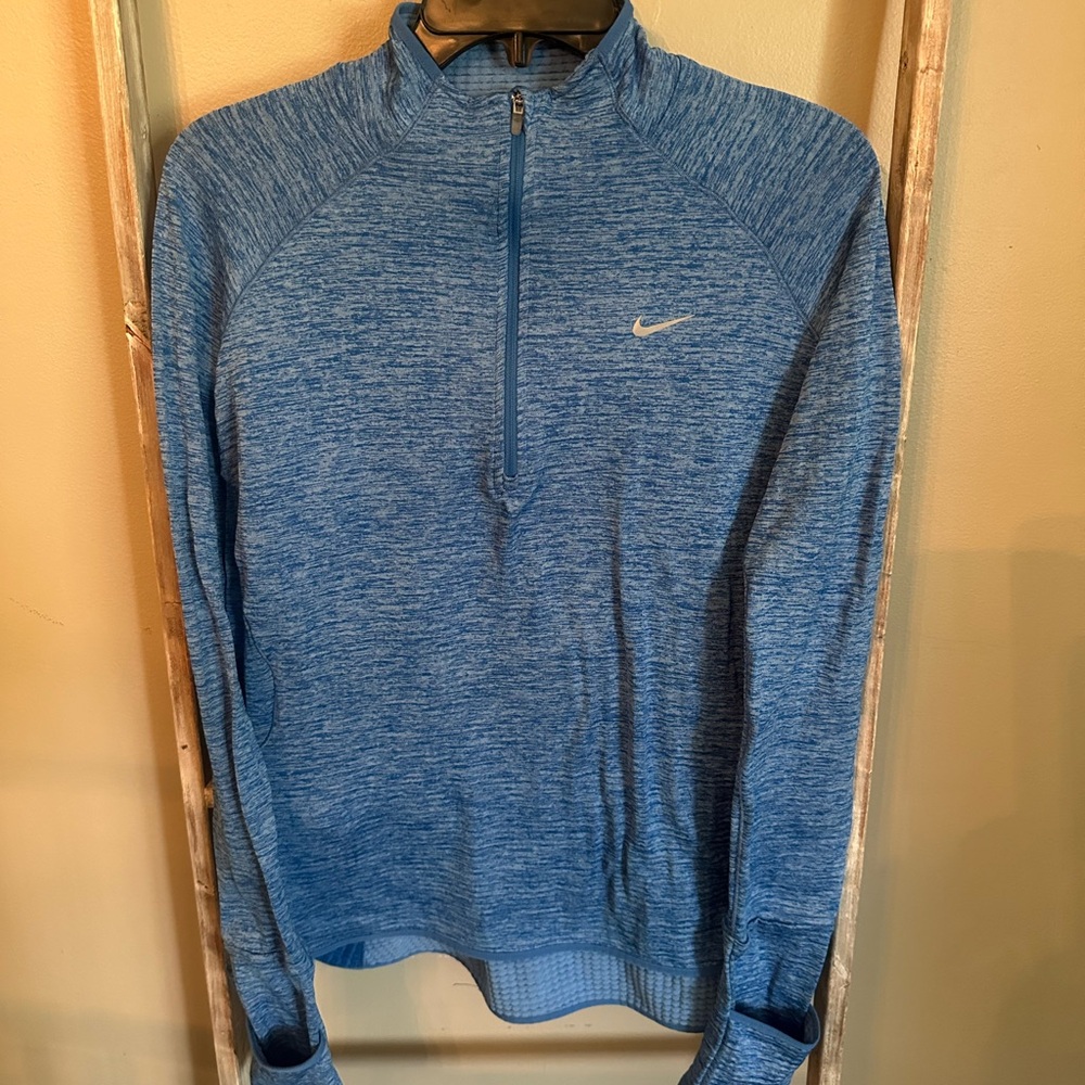 Nike Blue Half-Zip Sweatshirt